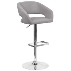Merrick Lane Modern Bar Stool Rounded Mid-Back Stool With Height Adjustable Swivel Seat 36 Merrick Lane Modern Bar Stool Rounded Mid-Back Stool With Height Adjustable Swivel Seat -Baxton Studio Shop GUEST 0454829c 0fc0 47cb 8ebb 9c827616ad73