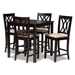 Reneau Espresso Wood Pub Set - Baxton Studio 15 Reneau Espresso Wood Pub Set - Baxton Studio -Baxton Studio Shop GUEST 0a8f5969 e468 49ab ace2 1f7fd1710b41