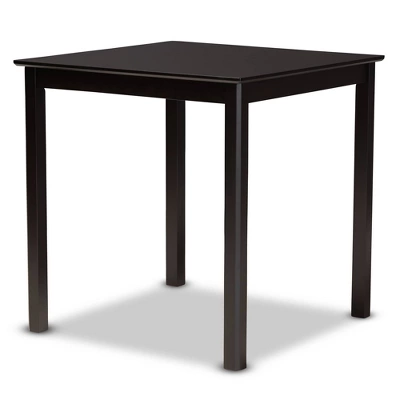 Reneau Espresso Wood Pub Set - Baxton Studio 6 Reneau Espresso Wood Pub Set - Baxton Studio - Image 6