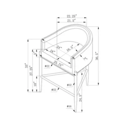 Ivah Counter Height Barstool - Chic Home Design