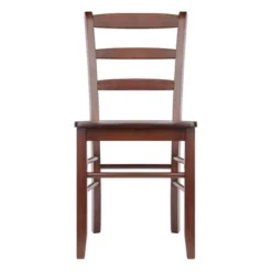 Set Of 2 Ladder Back Chair Antique Walnut - Winsome