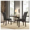 Set Of 2 Quinby Parson Dining Chair Wood Charcoal - Inspire Q 10 Set Of 2 Quinby Parson Dining Chair Wood Charcoal - Inspire Q -Baxton Studio Shop GUEST 16dafff0 56bb 49c1 9011 4eb5c027f87a