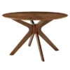 47" Crossroads Round Wood Dining Table Walnut - Modway -Baxton Studio Shop GUEST 22148c52 4911 4a36 8b39 f7bcc949f29c