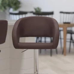 Merrick Lane Modern Bar Stool Rounded Mid-Back Stool With Height Adjustable Swivel Seat 24 Merrick Lane Modern Bar Stool Rounded Mid-Back Stool With Height Adjustable Swivel Seat -Baxton Studio Shop GUEST 2c4f3f07 acef 485f b57b 7db132abb3b4