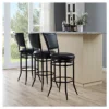 Rachel Swivel Barstool Black With Cushion - Crosley -Baxton Studio Shop GUEST 3b0549b5 c173 46e8 b802 b574b001d672