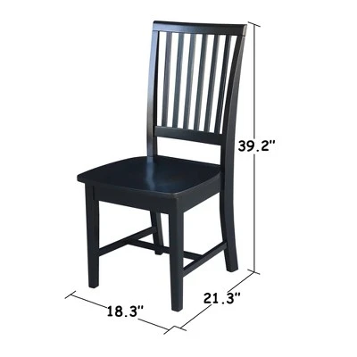 Set Of 2 Mission Side Chair - International Concepts 5 Set Of 2 Mission Side Chair - International Concepts - Image 5