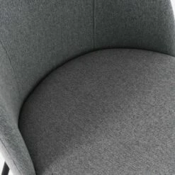 Mona+Nano 5 Piece Black Rectangular Clear Tempered Transparent Glass Table With 4 Upholstered Side Chairs-The Pop Maison 10 Mona+Nano 5 Piece Black Rectangular Clear Tempered Transparent Glass Table With 4 Upholstered Side Chairs-The Pop Maison -Baxton Studio Shop GUEST 53198f0b 51df 4b06 b339 0091ecc8853d