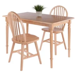3pc Ravenna Dining Table Set Natural - Winsome -Baxton Studio Shop GUEST 5a825e7a f925 49a9 87b9 0ade2177decb