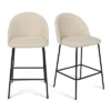 Set Of 2 Nano 25" Seat Height Upholstered Full Back Counter Stool With Black Leg-The Pop Maison 17 Set Of 2 Nano 25" Seat Height Upholstered Full Back Counter Stool With Black Leg-The Pop Maison -Baxton Studio Shop GUEST 65dc96ca 5c50 4201 9875 a85412fc9bee