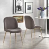 Set Of 2 Shaun Upholstered Modern Dining Chairs - Lifestorey -Baxton Studio Shop GUEST 706b30f1 9437 423d b67b cf4ecbe7c5c2