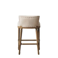 26" Burnham Home Designs Francesca Counter Height Barstool Oak - Boraam -Baxton Studio Shop GUEST 7805891d 9b3f 4023 a91f ec4ed5ac882c
