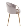 Claire Velvet/Steel Dining Chair Gold/Silver - LumiSource 13 Claire Velvet/Steel Dining Chair Gold/Silver - LumiSource -Baxton Studio Shop GUEST 7810212c 3002 4245 bda5 8c3821de477b