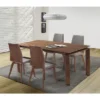 Treviso Mid-CenturyExtendable Dining Table Walnut - Armen Living -Baxton Studio Shop GUEST 7a22468f 24ef 4e70 ba1b cc02b93e8443