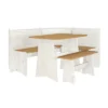 Cottonwood Wood L - Shaped Dining Nook White/Honey - Hillsdale Furniture 13 Cottonwood Wood L - Shaped Dining Nook White/Honey - Hillsdale Furniture -Baxton Studio Shop GUEST 7c6c8775 6b29 4c7e a474 0ac3e32355e0