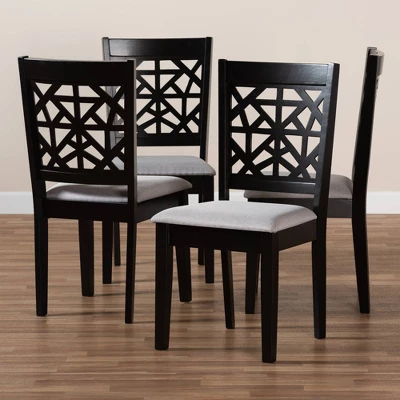 Set Of 4 Jackson Dining Chair - Baxton Studio 5 Set Of 4 Jackson Dining Chair - Baxton Studio - Image 5