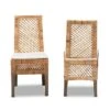 2pc Argos Rattan And Wood Dining Chair Set Natural/Brown - Bali & Pari 17 2pc Argos Rattan And Wood Dining Chair Set Natural/Brown - Bali & Pari -Baxton Studio Shop GUEST 90beacdd c372 4fba 818e 1a51162d7887