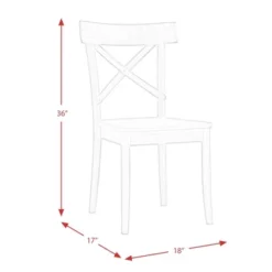 2pc Keaton X Back Wooden Side Chair Set Beach - Picket House Furnishings 21 2pc Keaton X Back Wooden Side Chair Set Beach - Picket House Furnishings -Baxton Studio Shop GUEST 9f13a9c1 77c0 4c82 9469 eab56ae9e3a7