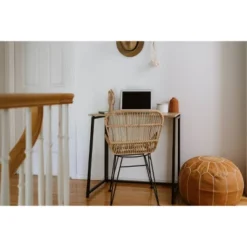 2pk Balka Rattan Dining Chair With Armrests Rattan/Black - South Shore 21 2pk Balka Rattan Dining Chair With Armrests Rattan/Black - South Shore -Baxton Studio Shop GUEST bf6b5a3f 9010 4de9 800e d28f0a051df3