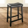Set Of 2 24" Upholstered Saddle Seat Counter Height Barstools Black - Crosley 7 Set Of 2 24" Upholstered Saddle Seat Counter Height Barstools Black - Crosley -Baxton Studio Shop GUEST c6903e0a e85a 4056 aac0 af79457c68a1