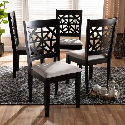 Set Of 4 Jackson Dining Chair - Baxton Studio 4 Set Of 4 Jackson Dining Chair - Baxton Studio - Image 4