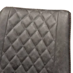 Set Of 2 Loire Faux Leather Upholstered Dining Chair Gray/Black - Baxton Studio -Baxton Studio Shop GUEST d5fc9618 f7df 43d0 952b f0590cf2baaf