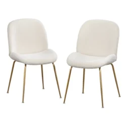 Set Of 2 Shaun Upholstered Modern Dining Chairs - Lifestorey -Baxton Studio Shop GUEST d7257031 d67f 4055 8ed3 8e8c7e8f90ad