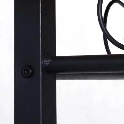 Costway 47'' Dining Table Modern Rectangular Kitchen With Spacious Tabletop & Steel Legs 5 Costway 47'' Dining Table Modern Rectangular Kitchen With Spacious Tabletop & Steel Legs - Image 5