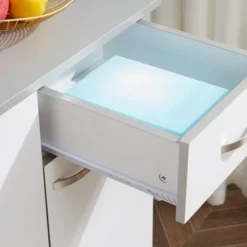 HOMCOM 71" Freestanding Buffet With Hutch, Kitchen Pantry, Cupboard With 6 Doors, 3 Adjustable Shelves, And 1 Drawer 15 HOMCOM 71" Freestanding Buffet With Hutch, Kitchen Pantry, Cupboard With 6 Doors, 3 Adjustable Shelves, And 1 Drawer -Baxton Studio Shop GUEST dfd7c30e b39e 4d1c a4b8 0adc0a4d5541