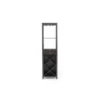 Austin Wood Modern Wine Tower Dark Brown - Baxton Studio