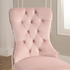 Vivi Tufted Velvet Dining Chair With Acrylic Legs Pink - Abbyson Living 8 Vivi Tufted Velvet Dining Chair With Acrylic Legs Pink - Abbyson Living -Baxton Studio Shop GUEST f7906620 6950 4def 8b55 f7ad94aa046b