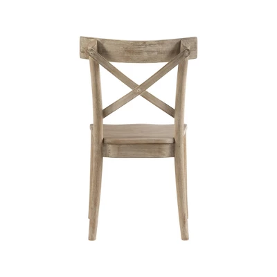 2pc Keaton X Back Wooden Side Chair Set Beach - Picket House Furnishings 4 2pc Keaton X Back Wooden Side Chair Set Beach - Picket House Furnishings - Image 4