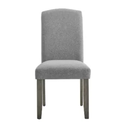 19" Set Of 2 Emily Side Chairs White/Gray - Steve Silver
